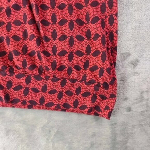Banana Republic Women’s Tank Top M Red Black Print Cotton Modal Lightweight - Picture 7 of 10